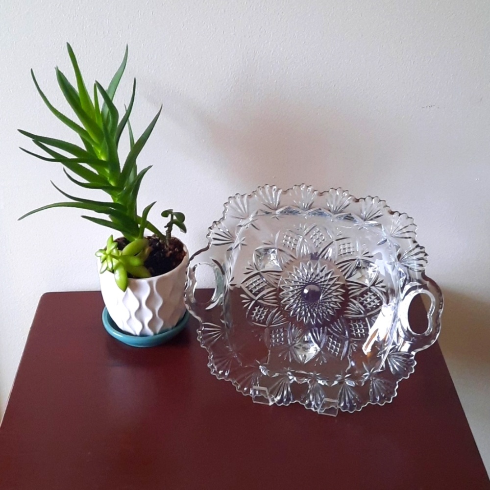 Vintage Pasari Indonesia Glass Bowl / Dish